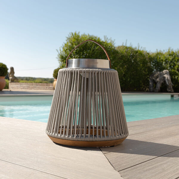 Maze - Athena Small Solar Light with Stand - Light Grey product image