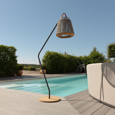Maze - Athena Small Solar Light with Stand - Light Grey product image