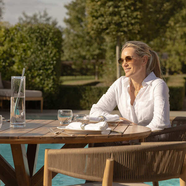 Maze - Porto Rope Weave 6 Seat Round Dining Set product image