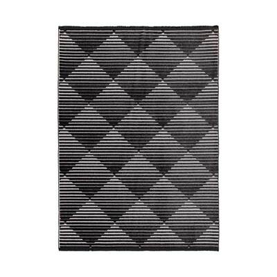 Jazz - Diamond Black / Grey Indoor and Outdoor Rug - 290cm x 190cm product image