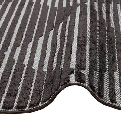 Jazz - Diamond Black / Grey Indoor and Outdoor Rug - 290cm x 190cm product image
