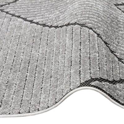 Jazz - Geometric Grey Indoor and Outdoor Rug - 290cm x 190cm product image