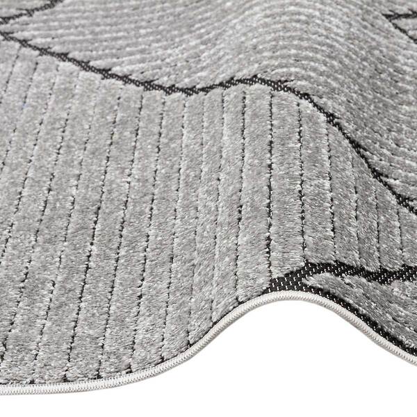 Jazz - Geometric Grey Indoor and Outdoor Rug - 290cm x 190cm product image