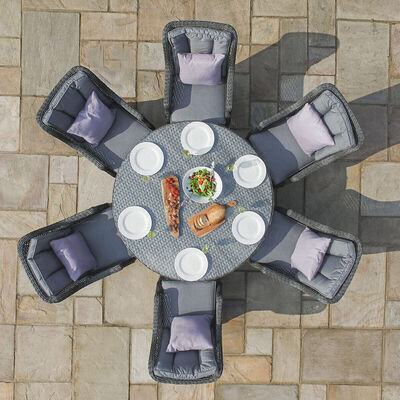 Maze - Victoria 6 Seat Round Rattan Dining Set product image