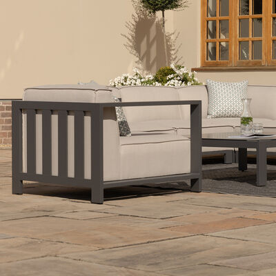 Maze - Outdoor Fabric Ibiza Armchair - Oatmeal product image