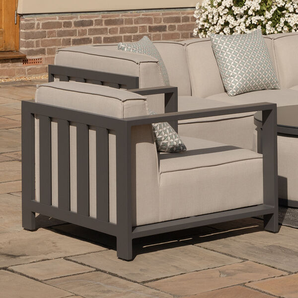 Maze - Outdoor Fabric Ibiza Armchair - Oatmeal