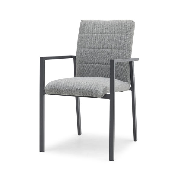 Maze - Outdoor Fabric Pair of Ibiza Dining Chairs - Zinc Grey product image
