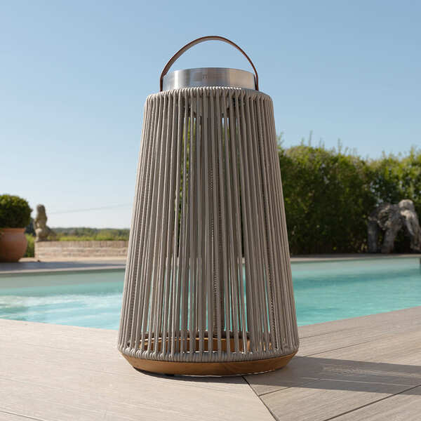 Maze - Athena Large Solar Light - Light Grey product image