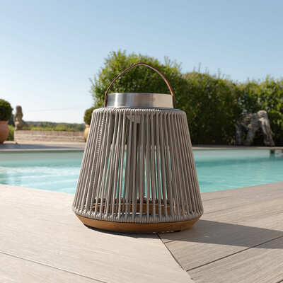 Maze - Athena Small Solar Light - Light Grey product image