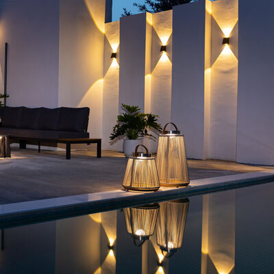 Maze - Athena Small Solar Light - Light Grey product image