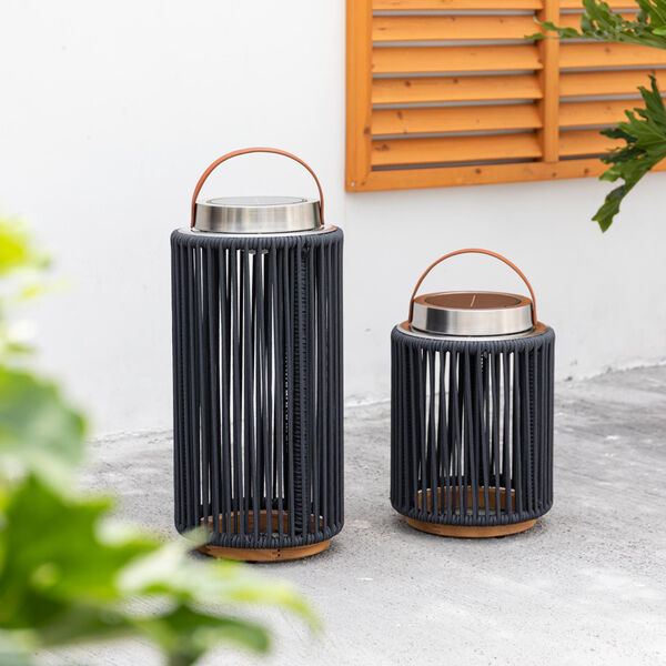 Maze - Luna Small Solar Light - Charcoal product image