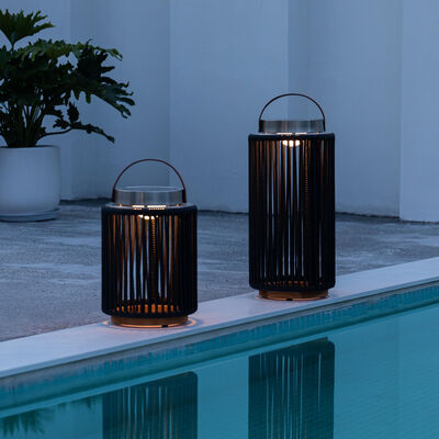 Maze - Luna Small Solar Light - Charcoal product image