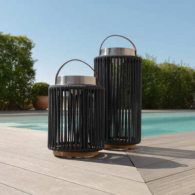 Maze - Luna Small Solar Light - Charcoal product image