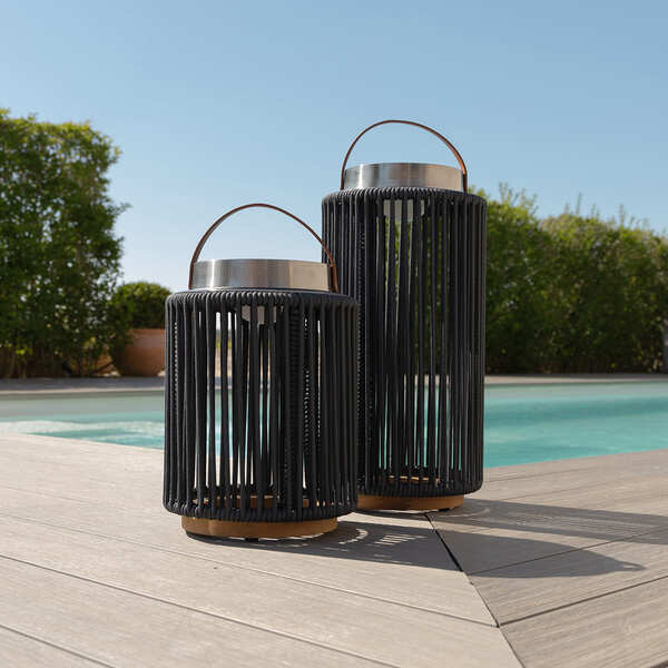 Maze - Luna Small Solar Light - Charcoal product image