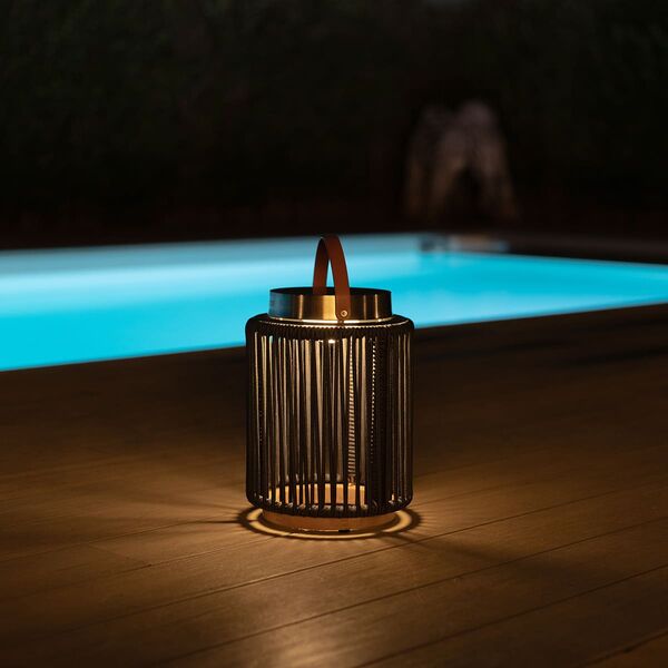Maze - Luna Small Solar Light - Charcoal product image