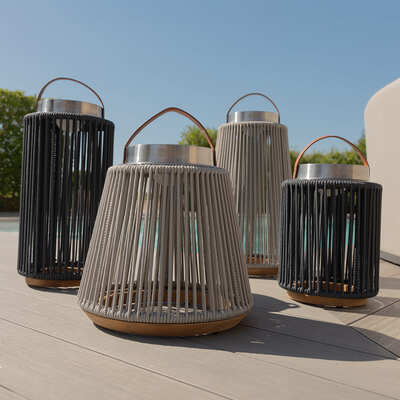 Maze - Luna Small Solar Light - Charcoal product image