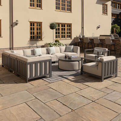Maze - Outdoor Fabric Ibiza Armchair - Oatmeal product image
