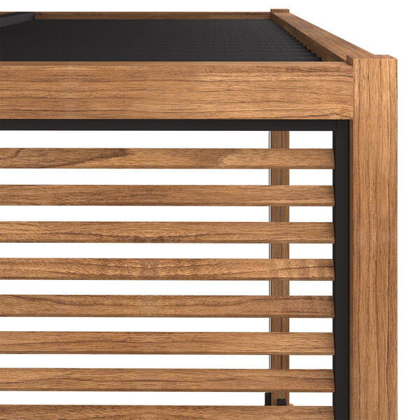 Maze - Como Pergola Louvre Panel (90 x 218cm) fit in 3m - Wood Effect product image