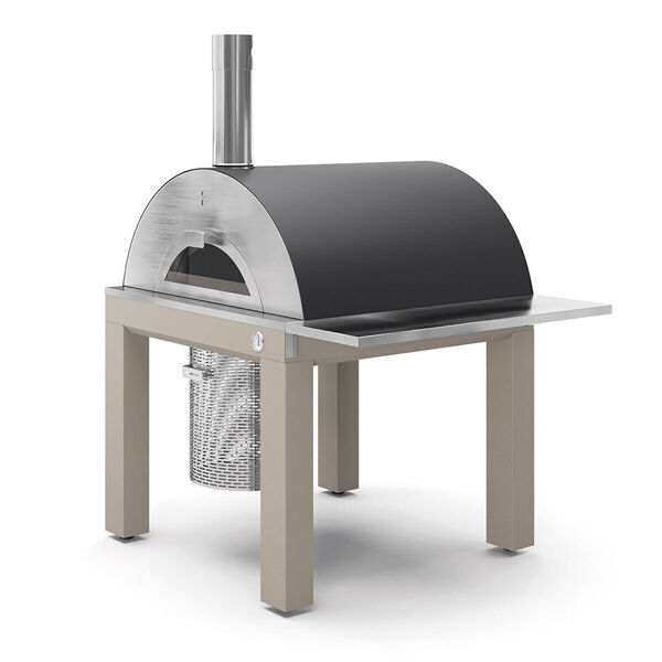 Fontana - Bellagio Wood Burning Build in Pizza Oven with Trolley product image