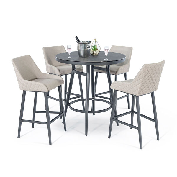 Maze - Outdoor Fabric Regal 4 Seat Round Bar Set product image