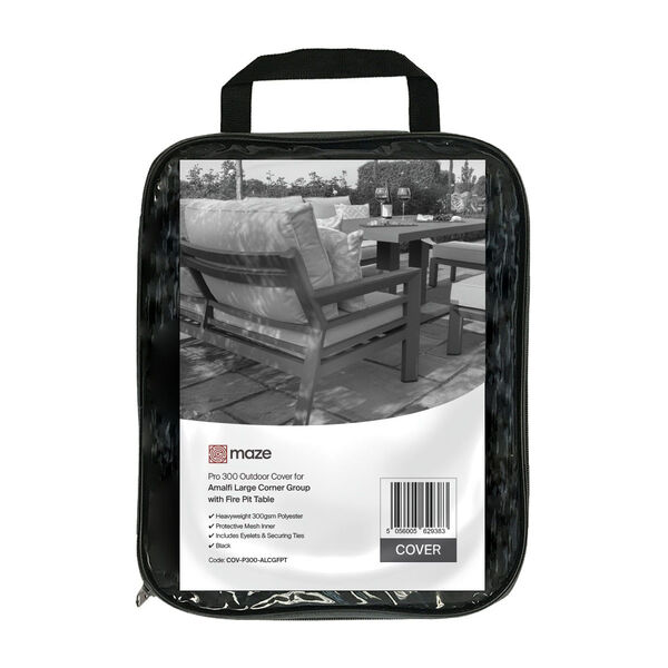 Pro 300 Outdoor Cover for Amalfi Large Corner Group with Fire Pit Table product image