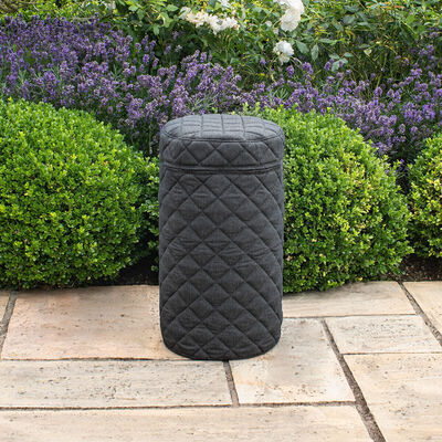 Maze - Outdoor Fabric - 10 kg Gas Bottle Cover - Charcoal  product image
