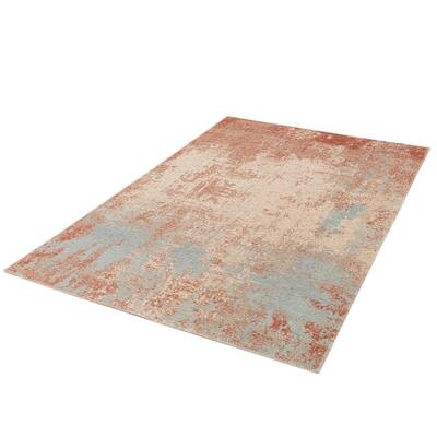 Maze - Earth Abstract Blue Indoor and Outdoor Rug - 200x290cm product image