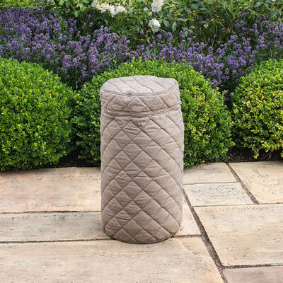 Maze - Outdoor Fabric - 10 kg Gas Bottle Cover - Taupe  product image