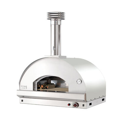 Fontana - Margherita Build in Gas Pizza Oven - Stainless Steel product image
