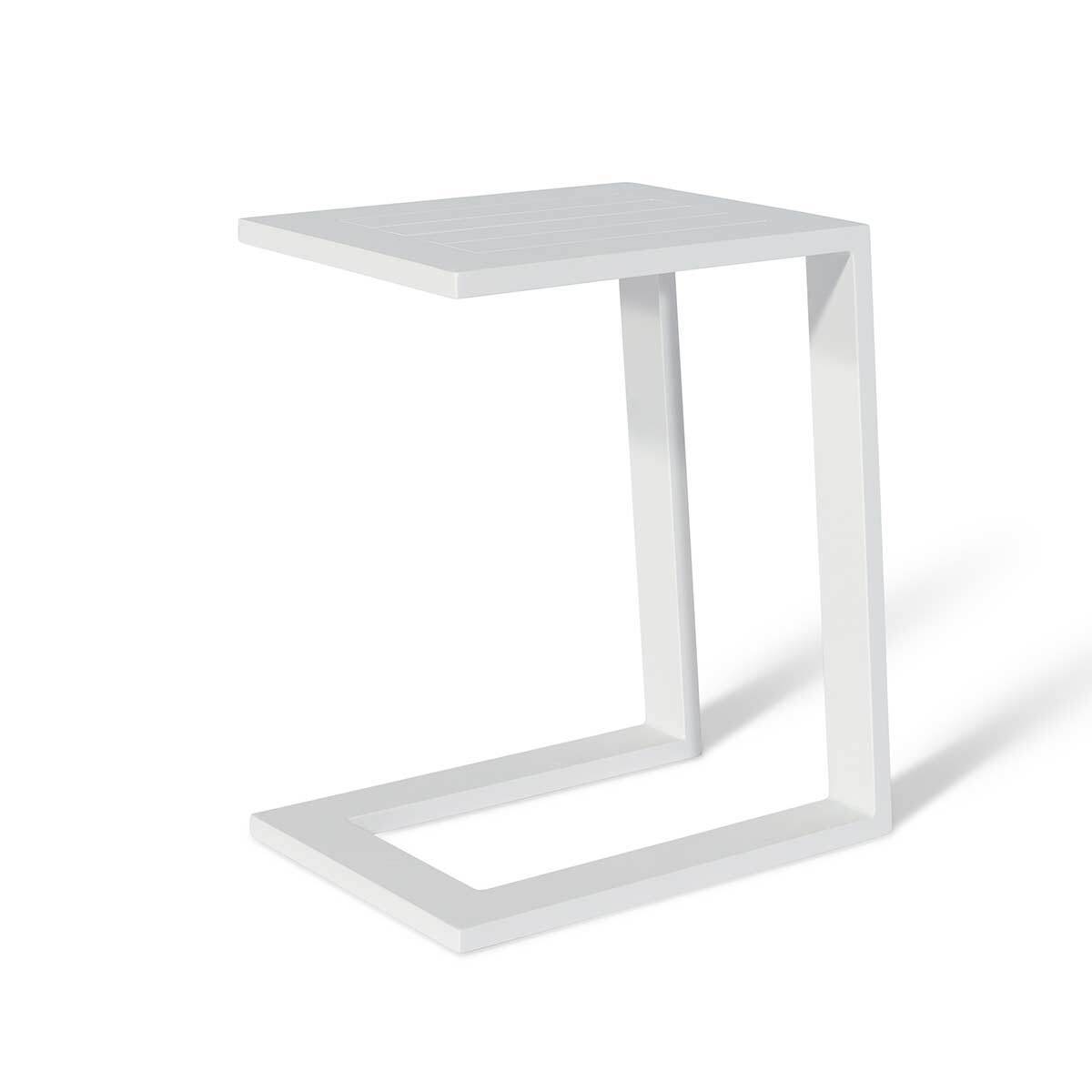 Maze - Outdoor Fabric Aluminium Side Table - White product image