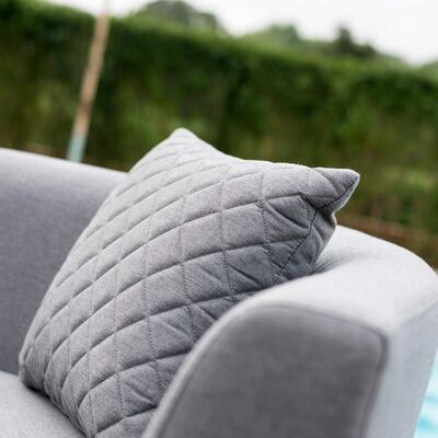Maze - Pair of Outdoor Fabric Quilted Scatter Cushion (40x40cm) - Flanelle product image