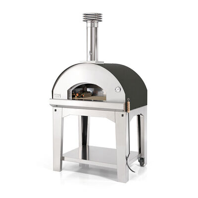 Fontana - Mangiafuoco Wood Burning Pizza Oven with Trolley - Anthracite product image