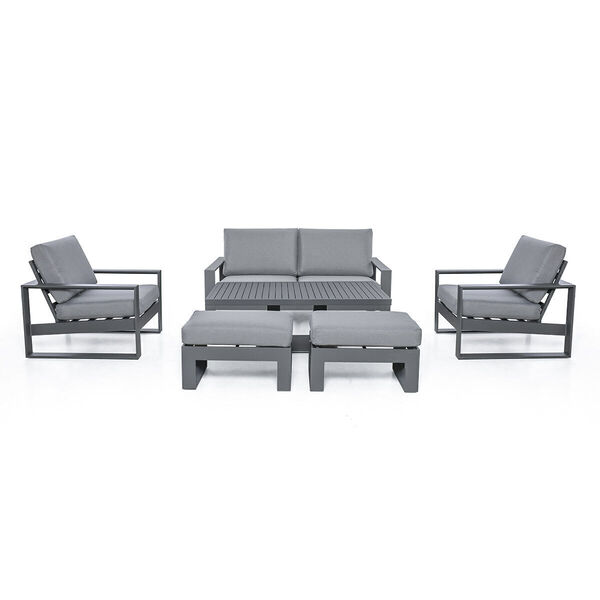Maze - Amalfi 2 Seat Aluminium Sofa Set with Rising Table product image