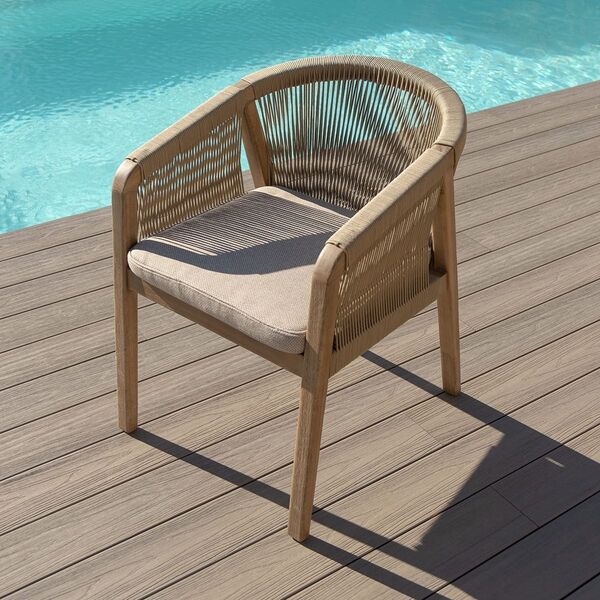 Maze - Martinique Rope Weave 6 Seat Round Dining Set product image