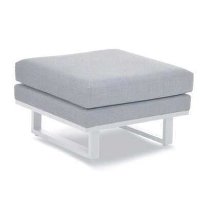 Maze - Outdoor Fabric Ethos Footstool - Lead Chine product image