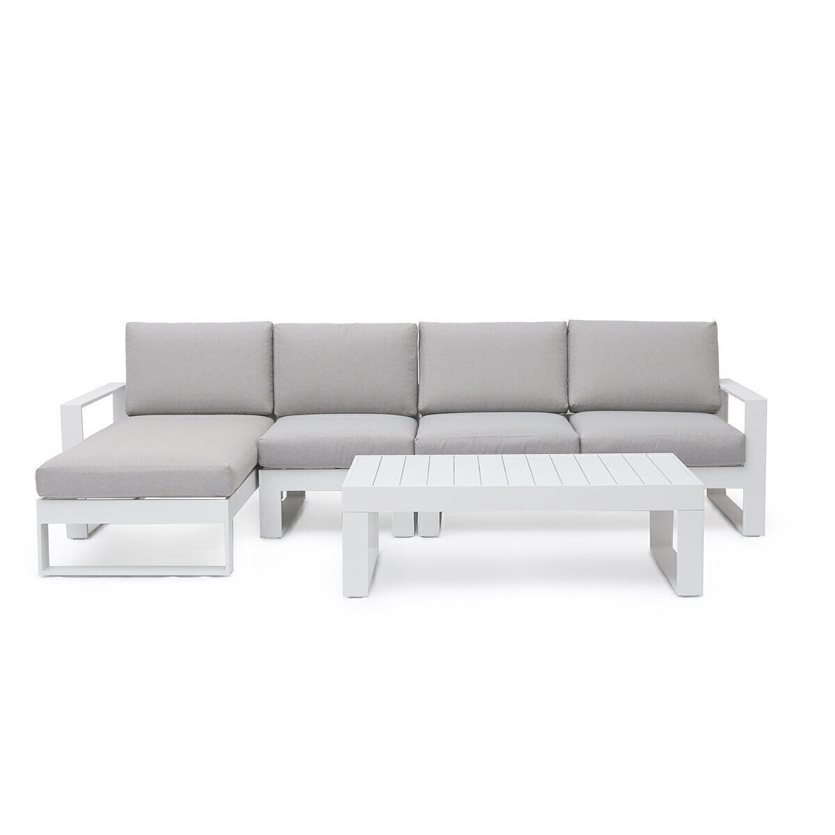 Maze - Amalfi Chaise Aluminium Sofa Set - White product image
