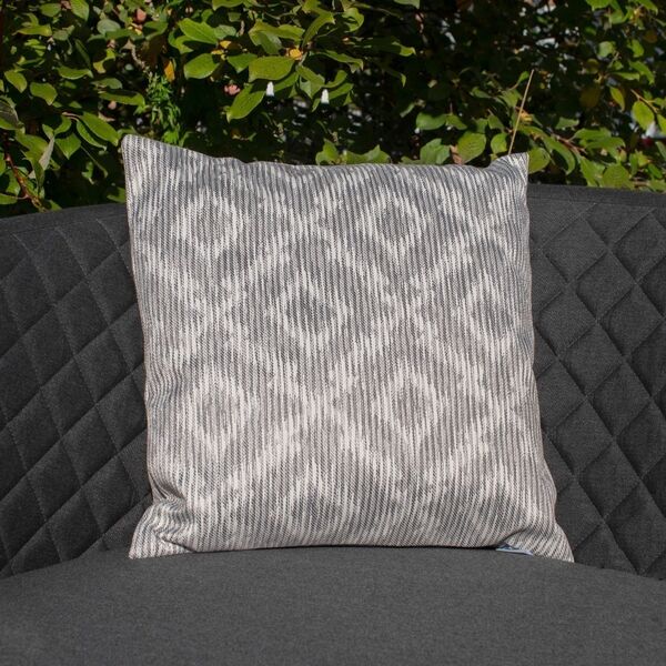 Maze - Pair of Outdoor Scatter Cushion (50x50cm) - Santorini Grey product image