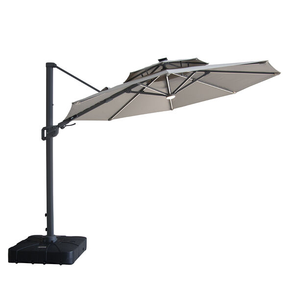 Maze - Apollo LED 3m Round Rotating Cantilever Parasol product image