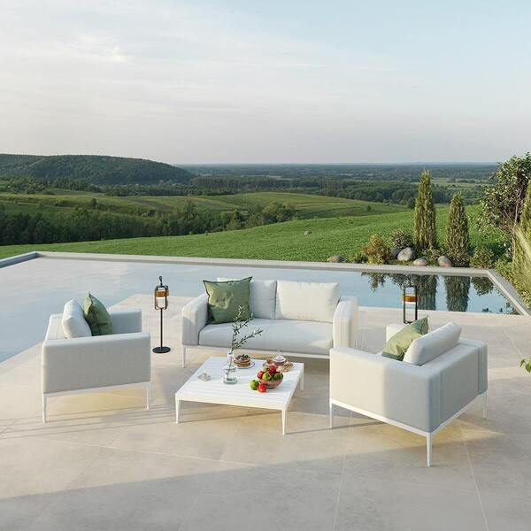 Maze - Outdoor Fabric Eve 2 Seat Sofa Set - Lead Chine product image