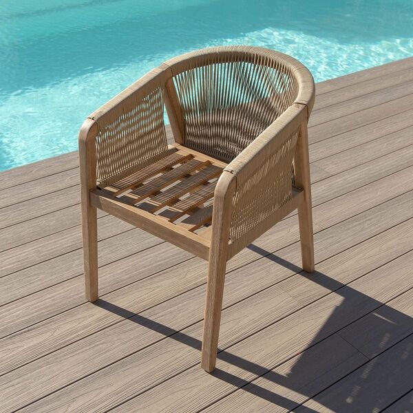 Maze - Martinique Rope Weave 4 Seat Round Dining Set product image