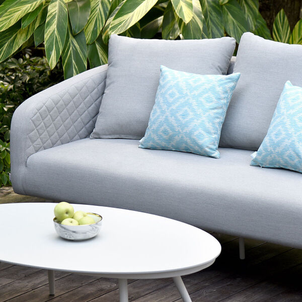 Maze - Pair of Outdoor Scatter Cushion (50x50cm) - Santorini Blue product image