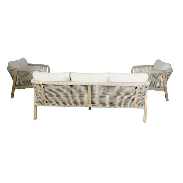 Maze - Martinique Rope Weave 3 Seat Sofa Set with 2 Lounge Armchairs & 2 Round Coffee Tables product image