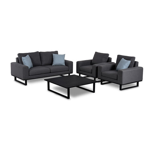 Maze - Outdoor Fabric Ethos 2 Seat Sofa Set - Charcoal product image