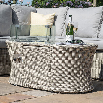 Maze - Oxford Small Rattan Corner Group with Fire Pit Coffee Table product image
