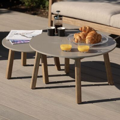 Maze - Martinique Rope Weave 3 Seat Sofa Set with 2 Lounge Armchairs & 2 Round Coffee Tables product image