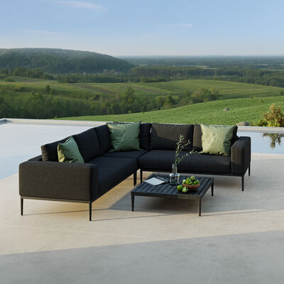 Maze - Outdoor Fabric Eve Corner Group - Charcoal product image