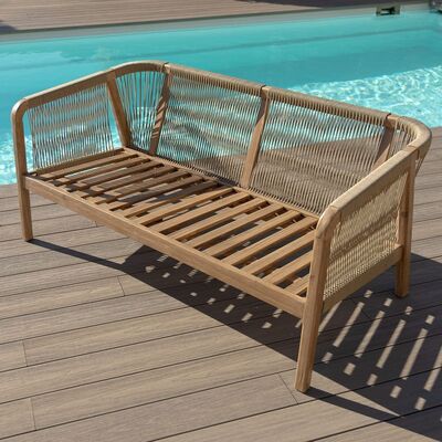 Maze - Martinique Rope Weave 2 Seat Sofa Set with 2 Lounge Armchairs & 2 Round Coffee Tables product image