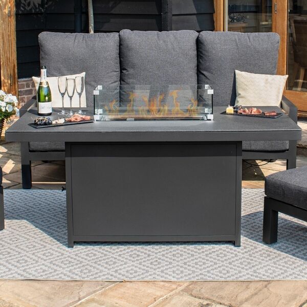 Maze - Aluminium Fire Pit Dining Table product image