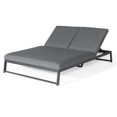 Maze - Outdoor Fabric Allure Double Sunlounger - Flanelle product image