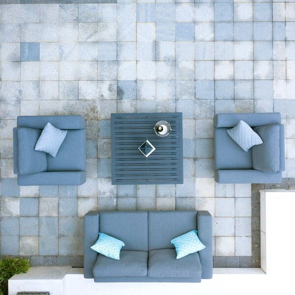 Maze - Outdoor Fabric Ethos 2 Seat Sofa Set - Flanelle product image